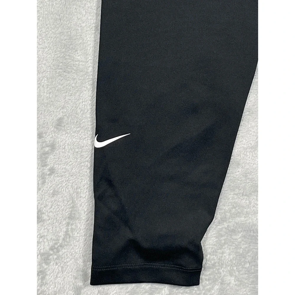 Nike One Dri-FIT Womens High Rise Full Length Training Leggings Black L NEW